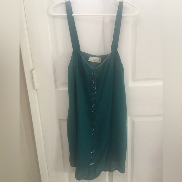 Santa Sofia Dresses & Skirts - Mini Dress laced-up with pockets